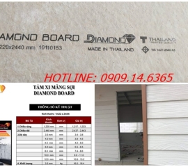Báo Giá Tấm Diamondboard 12mm Thái Lan